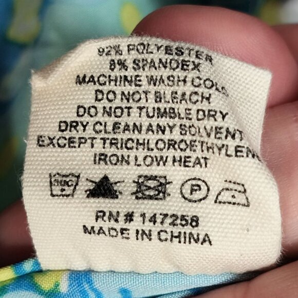 Simply Southern Men's Hibiscus Floral Hawaiian Performance Shirt Size Medium - Picture 7 of 7